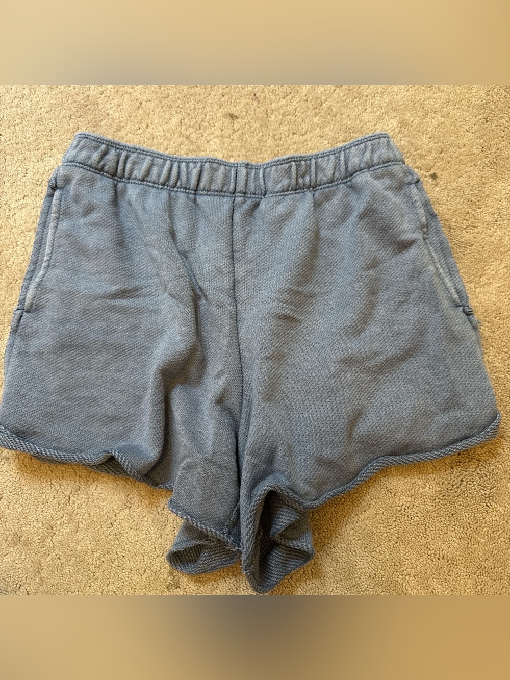 Blue Aerie sweat shorts
